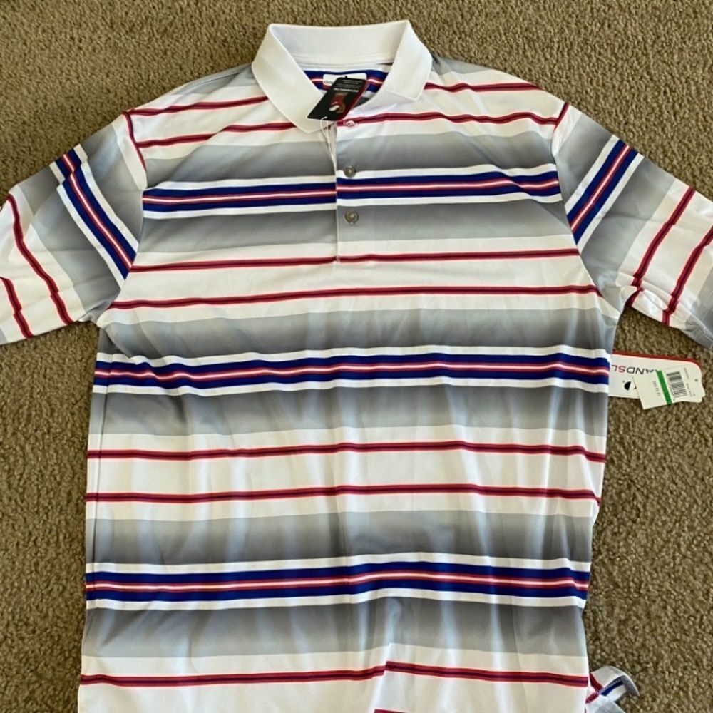 Mens Grand Slam Athletic Golf Polo Shirt NWT